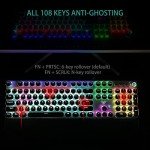 AULA F2088 Retro Mechanical Gaming Keyboard with LEDs