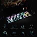 AULA F2088 Retro Mechanical Gaming Keyboard with LEDs