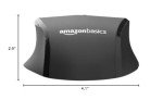 Amazon Basics Wireless Ergonomic Mouse - Adjustable DPI - Black