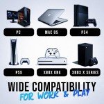KLIM Chroma Wireless RGB Gaming Keyboard for PC & Console