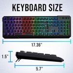KLIM Chroma Wireless RGB Gaming Keyboard for PC & Console