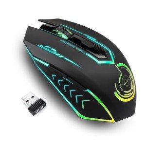DOSNTO Wireless Gaming Mouse - 10,000 DPI, 6 Buttons