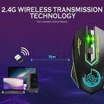 DOSNTO Wireless Gaming Mouse - 10,000 DPI, 6 Buttons