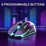 DOSNTO Wireless Gaming Mouse - 10,000 DPI, 6 Buttons