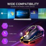 DOSNTO Wireless Gaming Mouse - 10,000 DPI, 6 Buttons