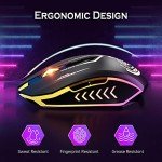DOSNTO Wireless Gaming Mouse - 10,000 DPI, 6 Buttons