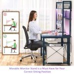 Armocity 2024 LED Gaming Desk with Hutch