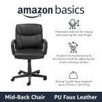 Amazon Basics Mid-Back Ergonomic Office Chair