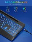 Trueque Wireless Keyboard with 7 Color Backlight
