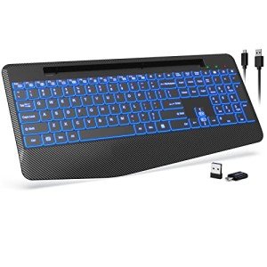 Trueque Wireless Keyboard with 7 Color Backlight