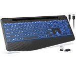 Trueque Wireless Keyboard with 7 Color Backlight
