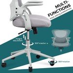 SMUG Ergonomic Mesh Office Chair with Adjustable Arms