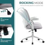 SMUG Ergonomic Mesh Office Chair with Adjustable Arms