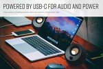 Creative Pebble V3 USB-C Desktop Speakers - Black