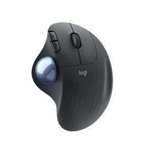 Black Ergo M575 Wireless Trackball Mouse