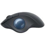 Black Ergo M575 Wireless Trackball Mouse