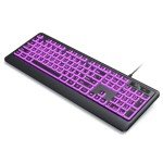KOPJIPPOM Large Print Backlit USB Keyboard