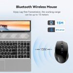 TECKNET Black Bluetooth Wireless Mouse BM308