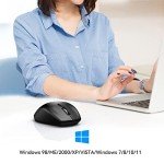 TECKNET Black Bluetooth Wireless Mouse BM308