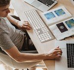 Aluminum Wired Keyboard for Apple Mac Devices