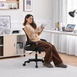 Ergonomic Adjustable Mesh Office Chair with Lumbar Support