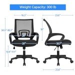 Ergonomic Adjustable Mesh Office Chair with Lumbar Support
