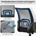 Ergonomic Adjustable Mesh Office Chair with Lumbar Support