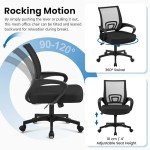 Ergonomic Adjustable Mesh Office Chair with Lumbar Support
