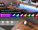 AODK 61" L Shaped Desk with Power Outlets
