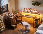 AODK 61" L Shaped Desk with Power Outlets