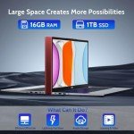 NIMO 15.6" FHD Laptop, 16GB RAM, 1TB SSD