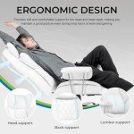 GTRACING GT205 White Gaming Chair with Faux Leather