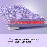 NPET K10 RGB Wired Gaming Keyboard - Purple