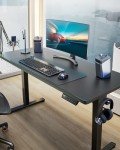 ErGear Height Adjustable Electric Standing Desk - Black