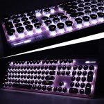 Camiysn Retro Pink Mechanical Gaming Keyboard