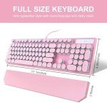 Camiysn Retro Pink Mechanical Gaming Keyboard