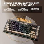 YUNZII YZ75 Wireless 75% Mechanical Gaming Keyboard