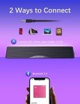 HiFi USB and Bluetooth Computer Sound Bar Speakers
