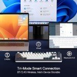 Redragon K673 PRO Wireless 75% RGB Gaming Keyboard