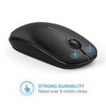 VssoPlor 2.4G Wireless Slim Mouse - Black