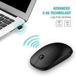 VssoPlor 2.4G Wireless Slim Mouse - Black