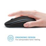 VssoPlor 2.4G Wireless Slim Mouse - Black