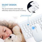TopMate Wireless Keyboard and Mouse Combo - White