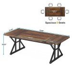 Tribesigns 70.8-Inch Modern Executive Office Desk