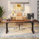 Tribesigns 70.8-Inch Modern Executive Office Desk