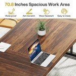 Tribesigns 70.8-Inch Modern Executive Office Desk