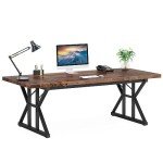 Tribesigns 70.8-Inch Modern Executive Office Desk