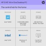 HP 22" All-in-One Desktop PC with Intel N200