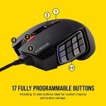 Corsair Scimitar RGB Elite Gaming Mouse, Black