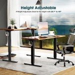 SMUG Electric Adjustable Standing Desk, 40x24 Inch